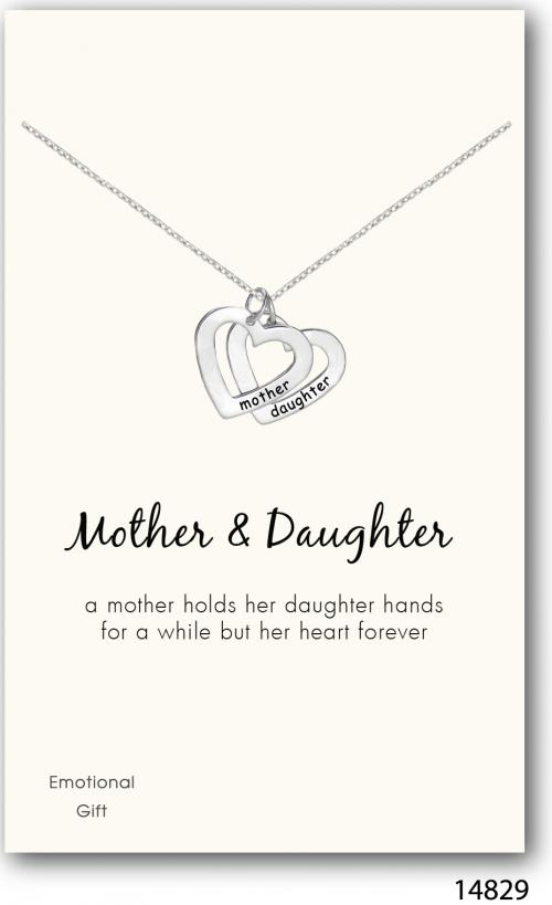 Mother&Daughter silver pendant